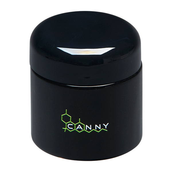 CANNY UV Jar With Humidity Pack- Storage Herb Glass Stash Jar and Air-Tight Lid Smell Proof Container Odor Resistant